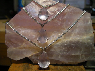 Rose Quartz Pendants